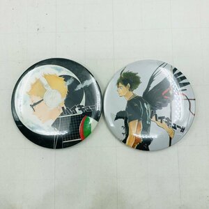  б/у товар Haikyu!! коллекция жестяная банка значок no. 4. месяц остров . наушники Yamaguchi .2 вида комплект 