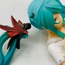 ジャンク グッドスマイルカンパニー 初音ミク 1/8 supercell feat.初音ミク ワールドイズマイン ナチュラルフレーム_画像10