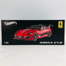 新品未開封 Hot Wheels ホットウィール 1/18 Ferrari フェラーリ 599XX EVO レッド_画像1