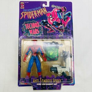  new goods unopened toy bizTOYBIZ MARVEL SPIDER MAN TECHNO WARS Spider-Man ANTI SYMBIOTE SPIDEY anti simbi auto Spy ti-