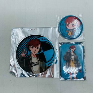  secondhand goods Persona series 25 anniversary collaboration Cafe acrylic fiber Coaster stand etc. . can badge can badge P3 woman . person . set 