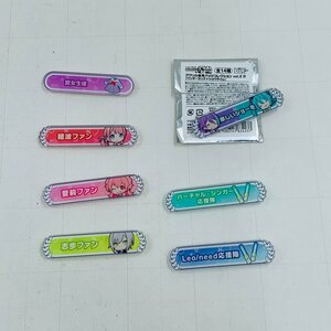 中古品 プロジェクトセカイ カラフルステージ！ feat. 初音ミク 称号バッジコレクション 7種セット