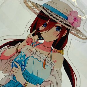 新品未開封 五等分の花嫁∽ Resort Mood アクリルスタンド 中野三玖