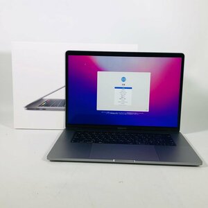 動作確認済み MacBook Pro 15インチ Touch Bar＋Touch ID (Mid 2019) Core i9 2.4GHz/32GB/SSD 1TB スペースグレイ MV902J/A