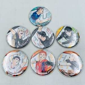  б/у товар Haikyu!! коллекция жестяная банка значок . лампочка 10 годовщина ver. город Хюга . гора . земля . река .....7 вида комплект 