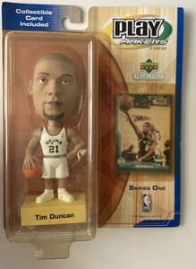 upper deck play makers series one Tim Duncan figure trading card attaching unopened goods 