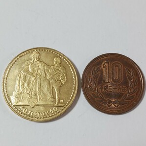 外国古銭 ポーランド 古銭 1925年 三月憲法記念 20ズウォティ 国章 鷲 クラウン 小型金貨 直径 約28mm 重量:約12.0gの画像3