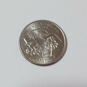 The 50 State Quarters(アメリカ合衆国50州25セント硬貨 2000年発行) サウスカロライナ州(1788年設立)の画像1