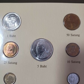 タイ王国貨幣 & 切手セット 少々難ありの画像2