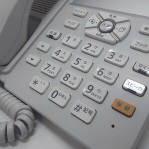 中古 ビジネスホン 電話機 2021年製 αZX【NTT ZX-(18)STEL-(1)(W)】2台セット 動作品(3)の画像5