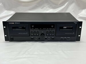 【中古】 TASCAM ダブルオートリバースカセットデッキ 202MKV 録再・REW・FF・EJECT動作確認済