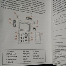 ＮＦ−４８８　ＰＯＥ+ＬＡＮケーブルテスター_画像4