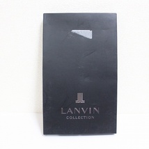 送料185 LANVIN ランバン未使用 ワイシャツ生地 仕立て生地 無地 ホワイト 大丸 DAIMARU お仕立て券付き #845065_画像1