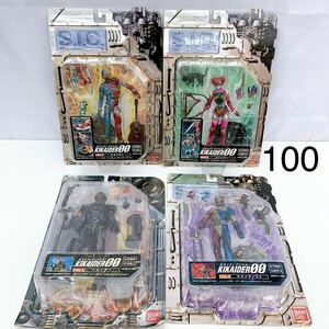 5AB045[ unopened ]1 jpy ~ Bandai action figure S.I.C. Kikaider OO is ka Ida -4 person .4 point set summarize box attaching present condition goods 