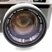 5AD011 Canon MODEL7 フィルムカメラ レンズ 50mm 1:1.4 現状品_画像2
