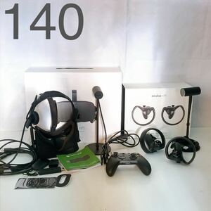 5AA022 1円〜 オキュラス Oculus rift VRヘッドセット touch controllers コントローラー付き元箱付き 中古 現状品 動作未確認