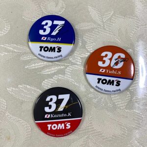 TOM'S 缶バッジ　3個セット　TOYOTA