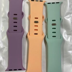 ☆新品未使用☆Apple Watch シリコンバンド 3本セット ラバーベルト
