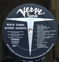 ASTRUD GILBERTO / BEACH SAMBA LPレコード アストラッド・ジルベルト_画像8