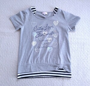  short sleeves T-shirt girl 160