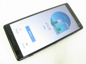 SIMフリー au SOV37 Xperia XZ2 Liquid Black バッテリー判定 80％以上 SIMロック解除済【M0012】