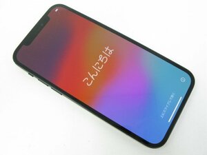 ドコモ docomo iPhone12 64GB ブラック SIMフリー SIMロック解除済【R6603】