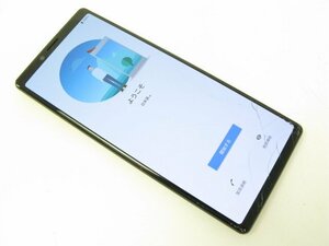 ソフトバンク 802SO Xperia 1 ブラック【R6872】