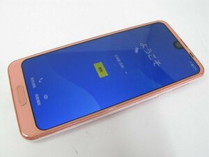 ドコモ SH-03K AQUOS R2 Coral Pink 【M3921】