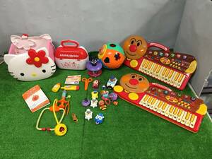 ! ⑧ Anpanman keyboard 2 pcs bai gold man calendar solid puzzle .. person san ... damage equipped toy together set 12-79