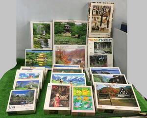 * jigsaw puzzle 300P~1000P Japan sea .. row car Arlette Gosieski. head hot spring four season. poetry . autumn Shirakawa . other large amount together set 26-44