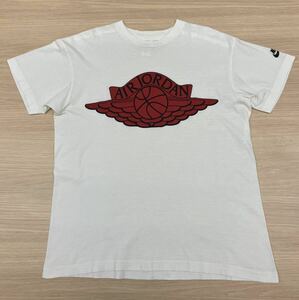 ナイキ　NIKE　エアジョーダン１　Tシャツ　ウイング　古着　白