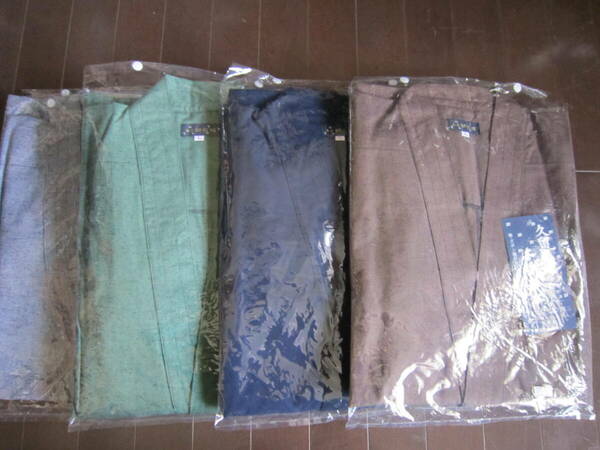 作務衣（茶色系）Mサイズ　久留米織本作務衣　日本製　綿100％ 送料無料 