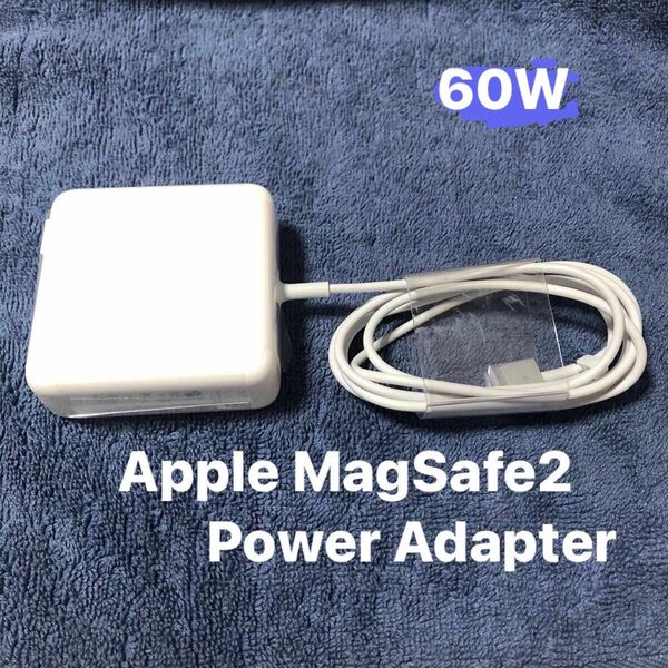 60W MagSafe2 Power Adapter Apple ACアダプター　T型　Model A1435 Apple純正①