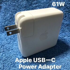 61W Apple USB-C Power Adapter ACアダプター A1947 Apple正規品【中古】表面にキズ少々