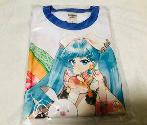 雪ミク　2024 フルグラフィックTシャツ