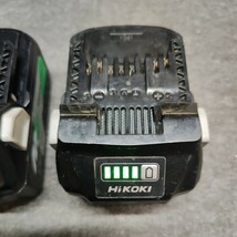 HiKOKI　急速充電 UC18YDL2 bsl36a18マルチボルトバッテリー2個付き　ハイコーキ 急速充電器 マルチボルト 36V バッテリー_画像4