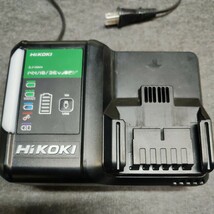 HiKOKI　急速充電 UC18YDL2 bsl36a18マルチボルトバッテリー2個付き　ハイコーキ 急速充電器 マルチボルト 36V バッテリー_画像2