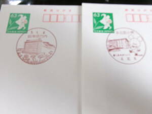 * lily postcard the first day scenery seal Gifu 2 sheets Gifu prefecture . inside R5.1.4* many . see small Izumi R4.12.6