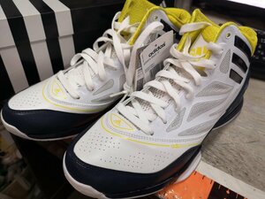 adidas　adizero Bash 4　白/黄色　28.0