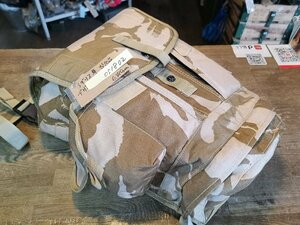  England army discharge goods gas mask shoulder bag desert DPM 051802