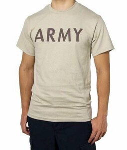 SOFFE　US　ARMY　ブラウンカラーTシャツ　S　061213