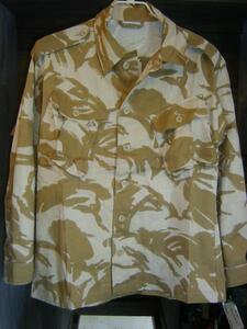 イギリス軍放出品　DPMデザートトロピカルL/Sシャツ　190/96　101602
