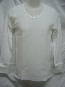 USタイプ　サーマルUネックTシャツ　L/S　White　L　030802