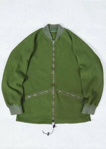 イギリス軍放出品　ODフリースジャケットリブ　180/104　102305　