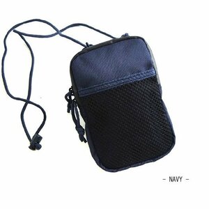 GP0183 military style neck pouch navy 072306
