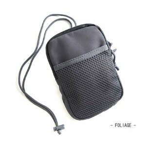 GP0183 military style neck pouch gray 072307