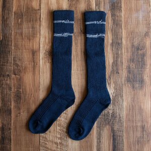  Czech wool socks blue white line 27cm