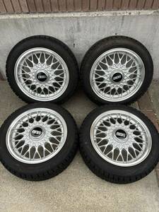 BBS +45 14インチ RG PCD 100 4穴 ピレリ　スタッドレス165/55R14 4本 美品