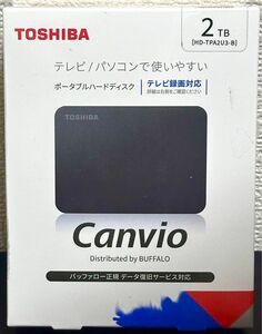 TOSHIBA HD-TPA2U3-B Canvio HD-TPシリーズ 2TB ブラック 新品