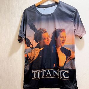 新品★タイタニック★レオナルドディカプリオ★船上★Tシャツ★ユニセックス★L映画 半袖